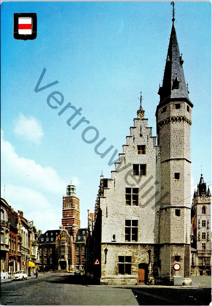 [Dendermonde0224] Dendermonde - "Museum-Oude Vleeshalle" - Oude Vleeshalle met stadsgezicht
