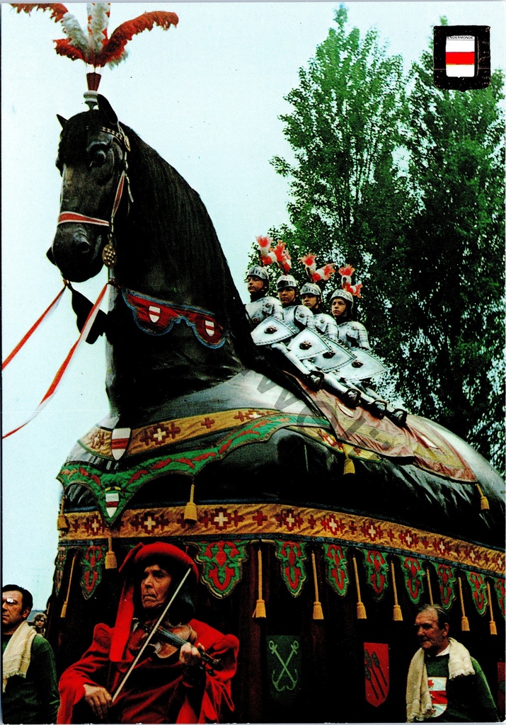 Dendermonde - "Le Ros Beiaard" - Le paард Beiaard géant lors de la procession