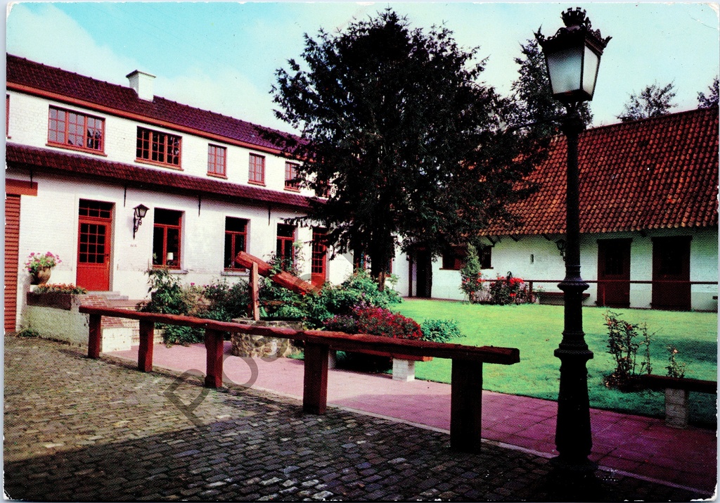[Zottegem0290] Sint-Goriks-Oudenhove - "Hostellerie ST. GORIKS" - Cour intérieure de l'Hostellerie St. Goriks