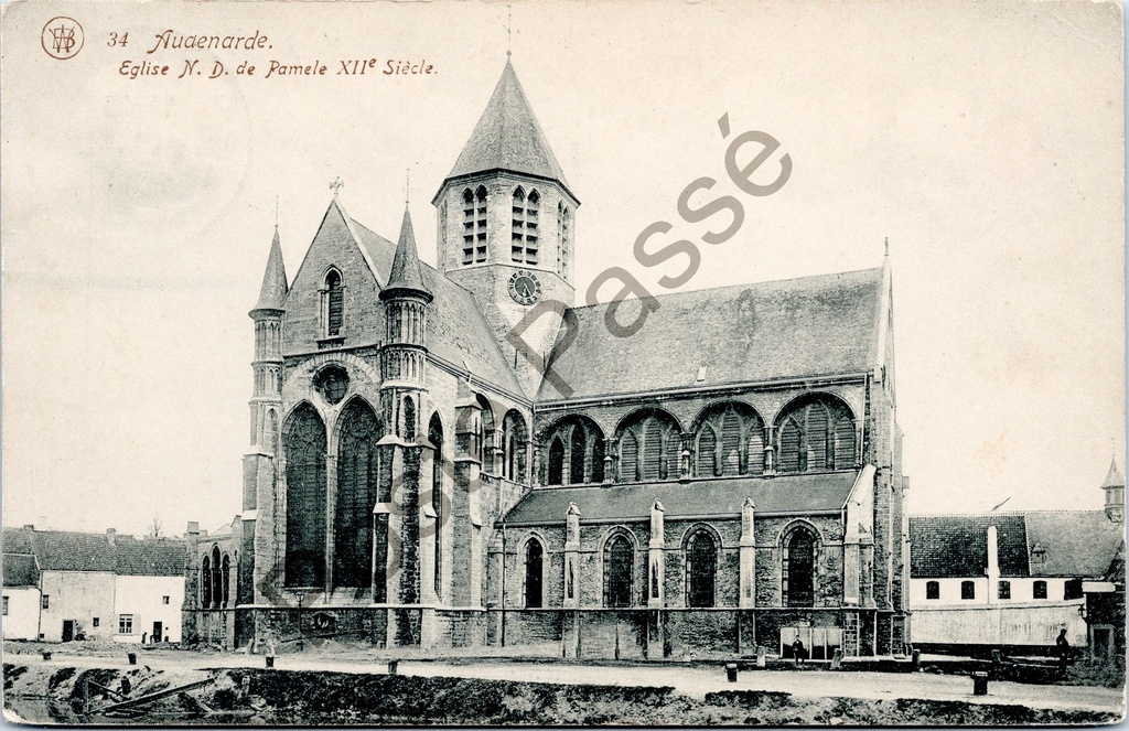 [Oudenaarde0252] Oudenaarde - "Eglise N. D. de Pamele XIIe Siècle" - Pamele Church of Our Lady
