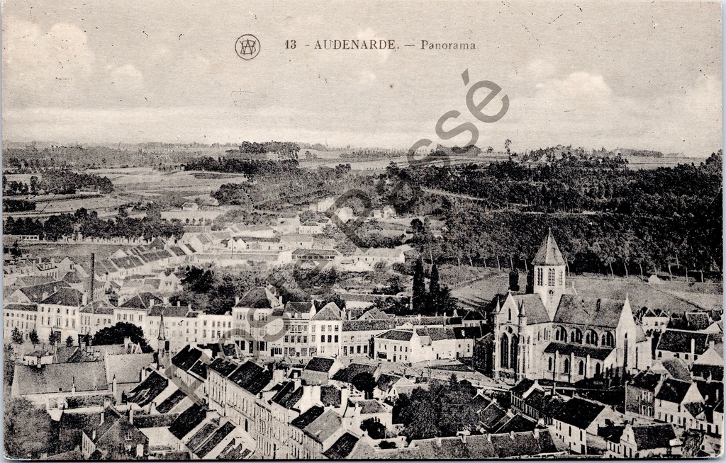 [Oudenaarde0248] Audenarde - "AUDENARDE. - Panorama". - Panorama de la ville