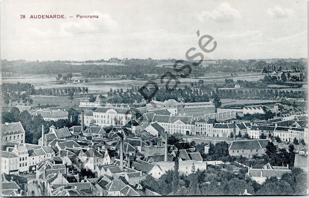 [Oudenaarde0242] Audenarde - "AUDENARDE. - Panorama" - Vue panoramique de la ville