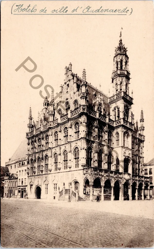 [Oudenaarde0217] Oudenaarde - "Hotels de ville d'Oudenaerde" - Town Hall of Oudenaarde
