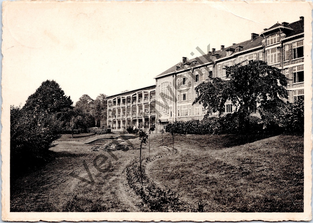 [Ronse0182] Ronse - "Sanatorium provincial - Hynsdaele (Ronse)" - Façade du sanatorium provincial Hynsdaele