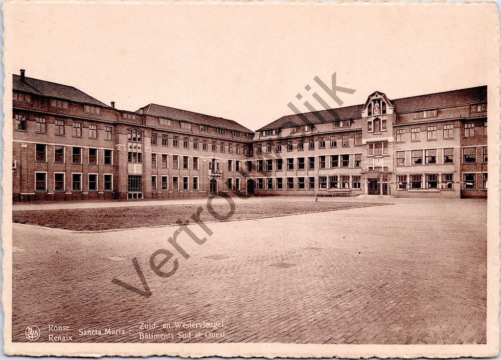 [Ronse0184] Ronse - "Sancta Maria : Zuid- en Westervleugel" - Instituut der Zusters van Barmhartigheid, zuid- en westervleugel