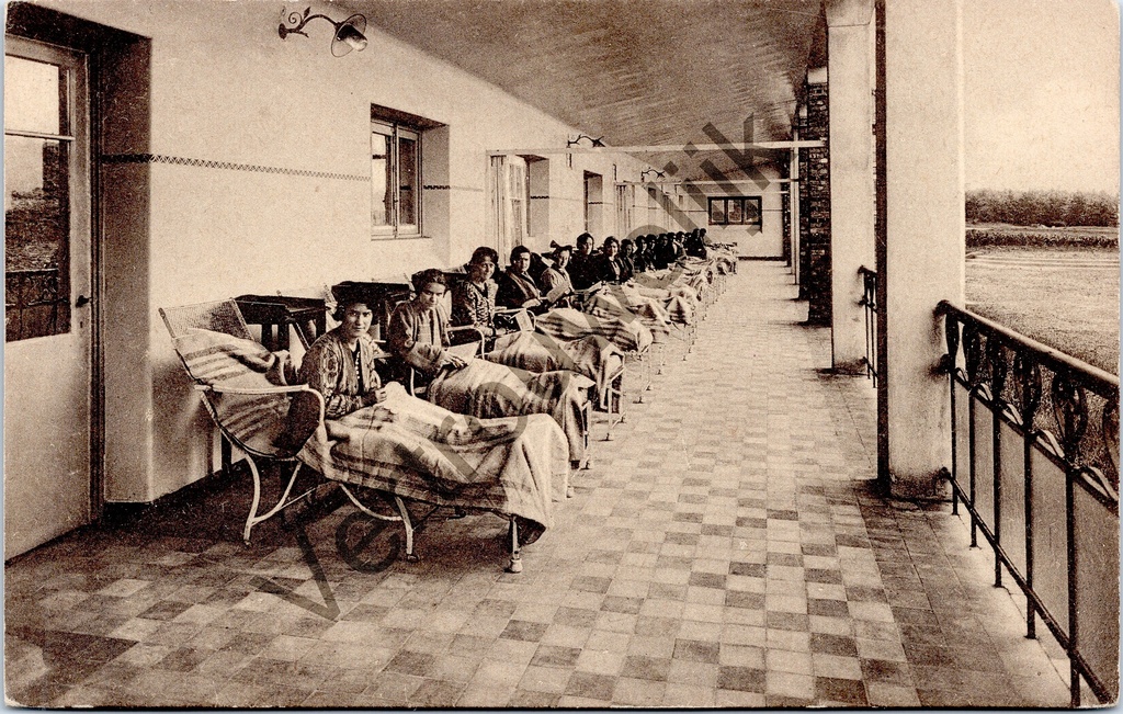 [Ronse0200] Ronse - "La galerie de cure d'air" - Galerie de cure d'air du Sanatorium provincial Hynsdaele