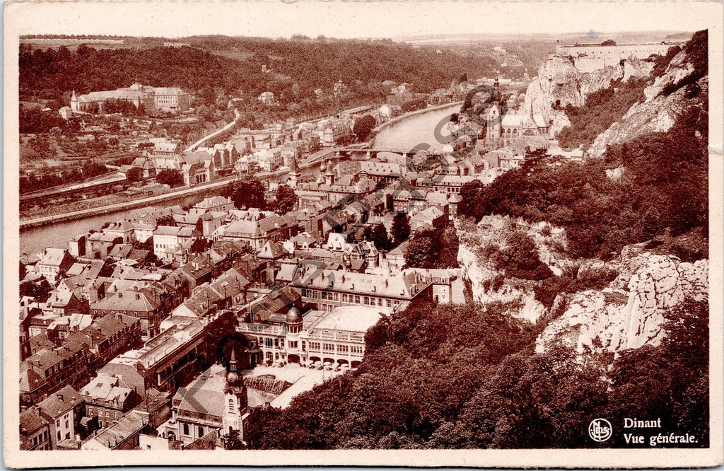[Dinant0246] Dinant - "Vue générale" - Algemeen panoramisch zicht op Dinant
