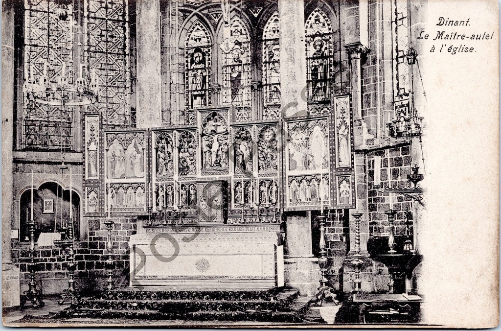 Dinant - "Le Maître-autel à l'église" - Maître-autel de la collégiale