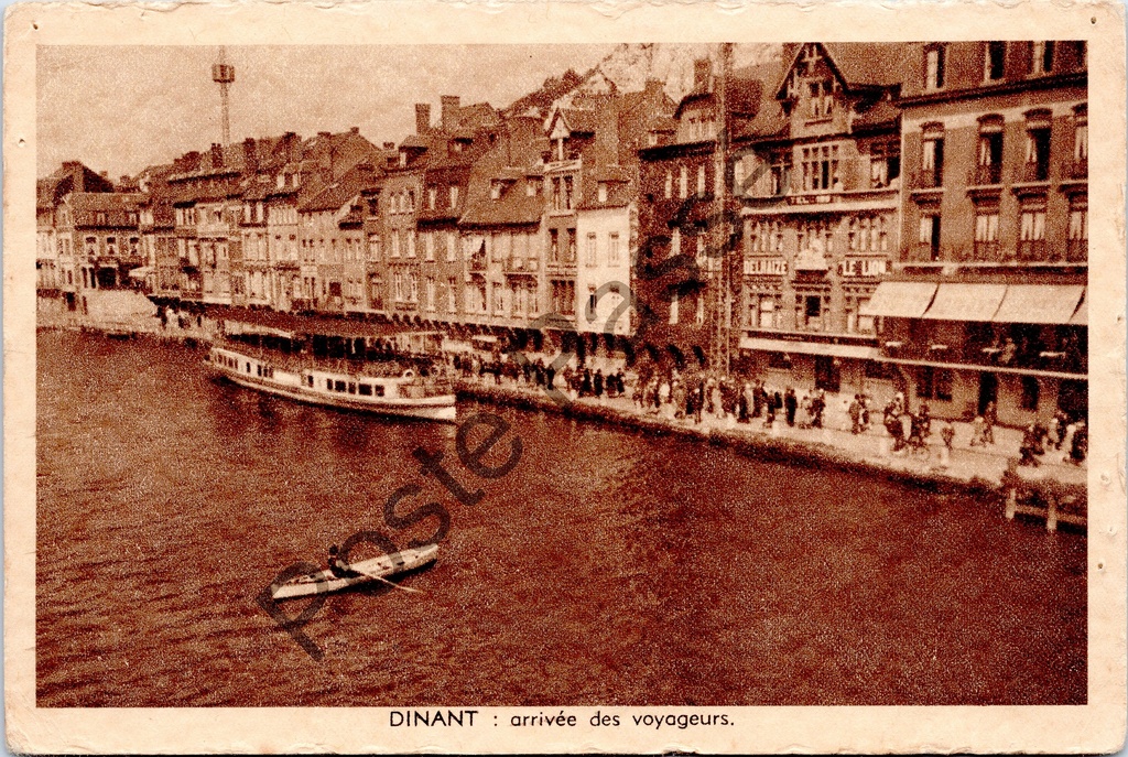 [Dinant0302] Dinant - "arrivée des voyageurs" - Aankomst van reizigers aan de Maaskade