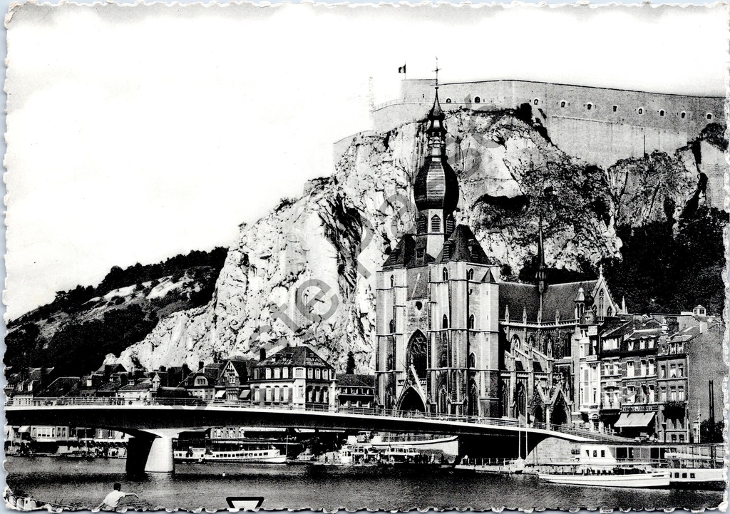 Dinant - "Le Pont, la Collégiale et la Citadelle" - The Bridge, the Collegiale and the Citadel