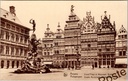 Antwerp - "Groote Marktplaats and Statue of Brabo" - Grote Markt with Brabofountain