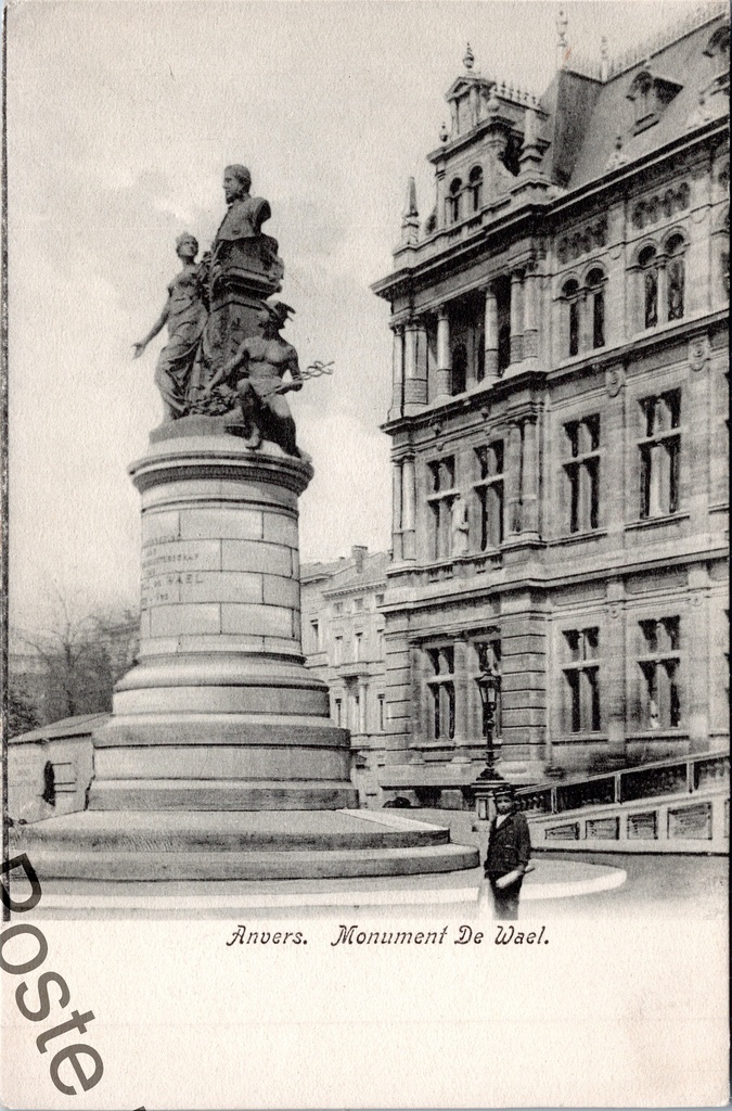 [Antwerpen48] Antwerpen - "Monument De Wael" - standbeeld van burgemeester De Wael