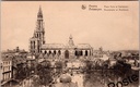 Anvers - "Place Verte et Cathédrale / Groenplaats and Main Church" - Panorama aérien de la Groenplaats avec la Cathédrale Notre-Dame