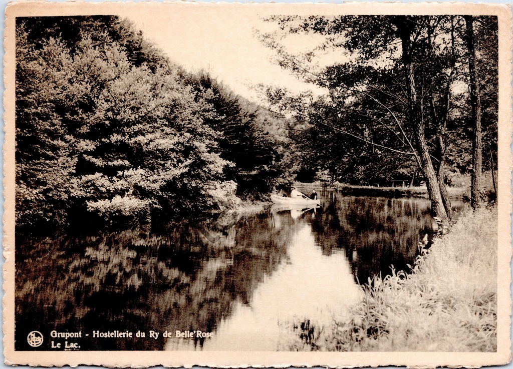 Grupont - "Hostellerie du Ry de Belle'Rose - Le Lac" - Het meer bij Hostellerie du Ry de Belle'Rose