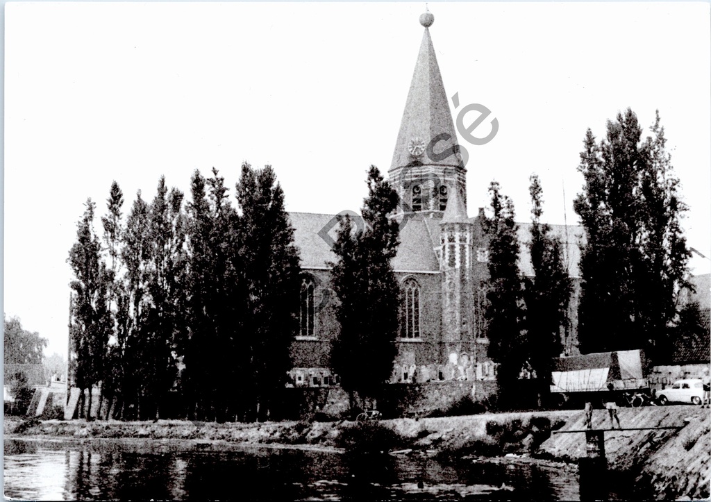 Landegem - "Kerk binnenzicht" - Kerk van Landegem