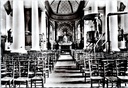 Bachte-Maria-Leerne - "Ooidonk Castle - Stairs, French stone" - Interior of church with Te Deum Laudamus