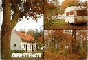 Waasmunster - "Gerstekot" - Camping met caravans en boslandschap