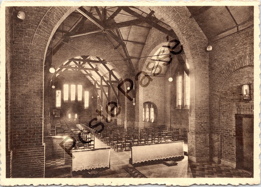 [Lokeren0172.jpg] Mariakerke - "ONZE LIEVE VROUW van BIJSTAND" - Interieur hulpkerk, binnenzicht