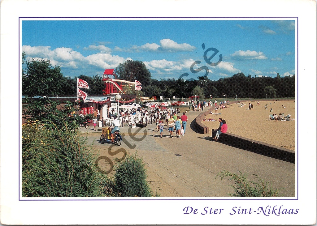 Sint-Niklaas - "De Ster" - Recreatiepark met zandbad en glijbaan