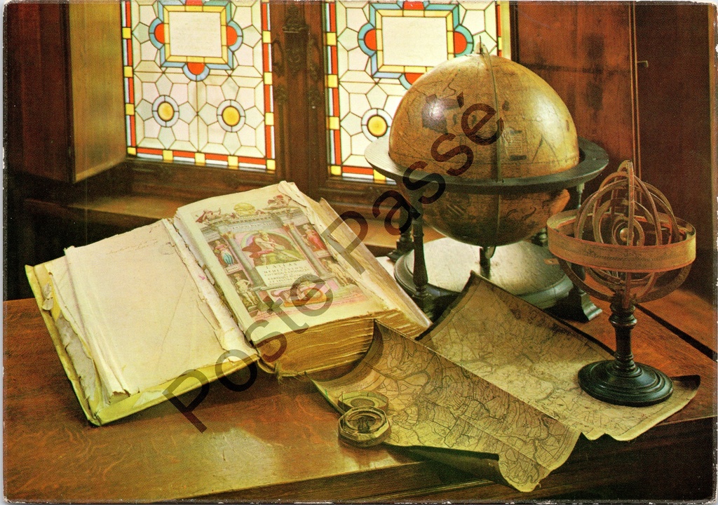 Sint-Niklaas - "Atlas, wereldbol en astrolabium van Mercator" - Mercatorzaal met historische cartografische instrumenten