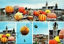 Sint-Niklaas - "Internationale Ballonwedstrijd" - Heteluchtballonnen boven de Grote Markt