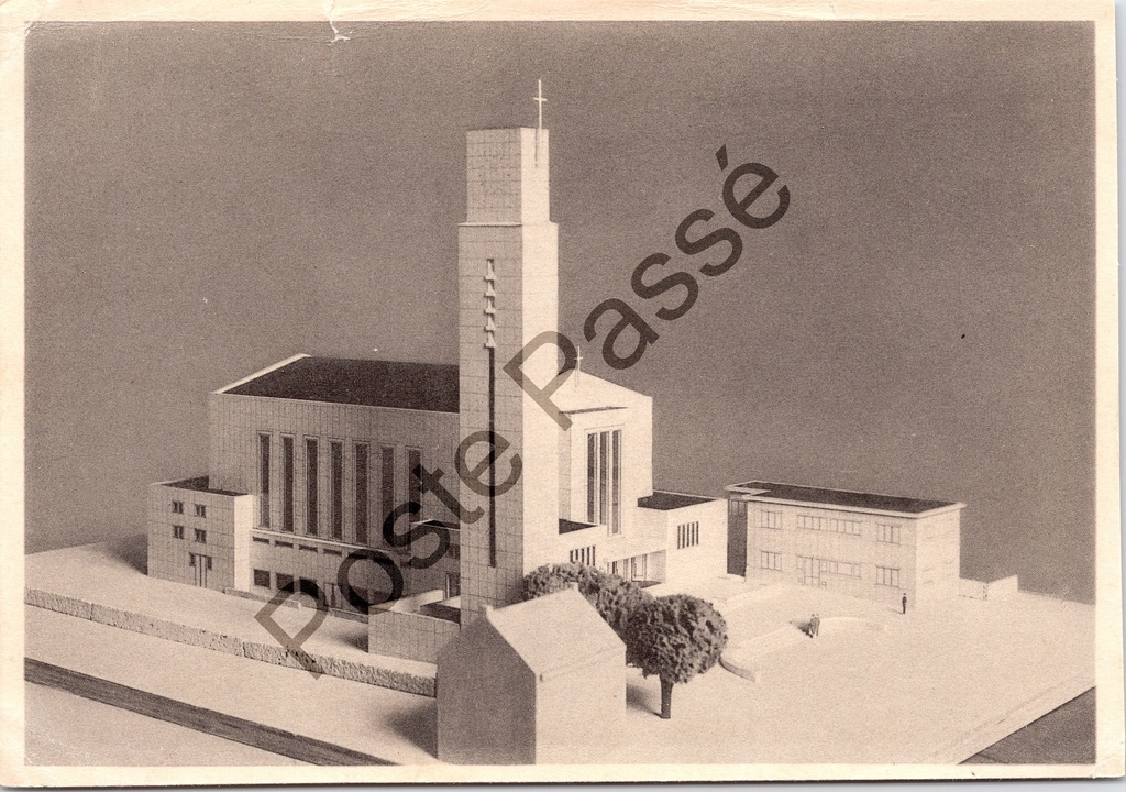 [Sint-Niklaas0316.jpg] Sint-Niklaas - "Christus Koningkerk" - Architectuurmaquette van de Christus Koningkerk
