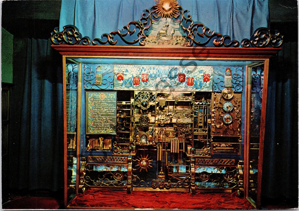 [Sint-Niklaas0342.jpg] Sint-Niklaas - "De Heirmanklok" - Astronomisch kunstwerk, het mechanisme, Kasteel Walburg