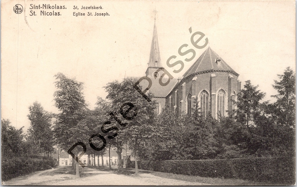 Sint-Niklaas - "St. Jozefskerk" - Zicht op de Sint-Jozefskerk