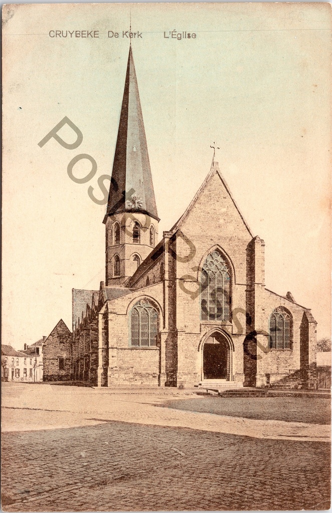 Kruibeke - "De Kerk - L'Eglise" - Zicht op de kerk