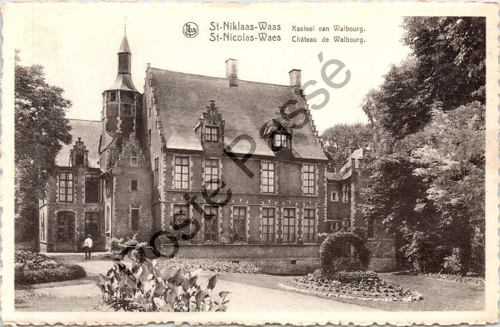 Sint-Niklaas - "Kasteel van Walbourg / Château de Walbourg" - Zicht op het kasteel van Walbourg