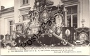 Lebbeke - "Jubelfeesten ter eere van O. L V. van Lebbeke, op 3 Mei 1908" - Miraculeus beeld O.L.V. van Lebbeke tentoongesteld op de estrade