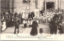 Lebbeke - "Jubelfeesten ter eere van O. L. V. van Lebbeke, op 3 Mei 1908" - Processie met koorknapen en het Miraculeus Beeld