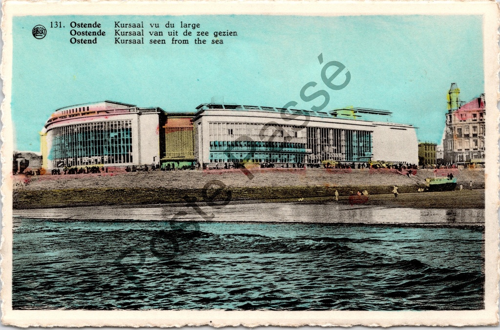 [Oostende0460.jpg] Oostende - "Kursaal vu du large" - Kursaal gezien vanuit zee
