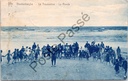 Blankenberge - "Le Troubadour - La Ronde" - Kinderen en toeschouwers in een rondedans op het strand