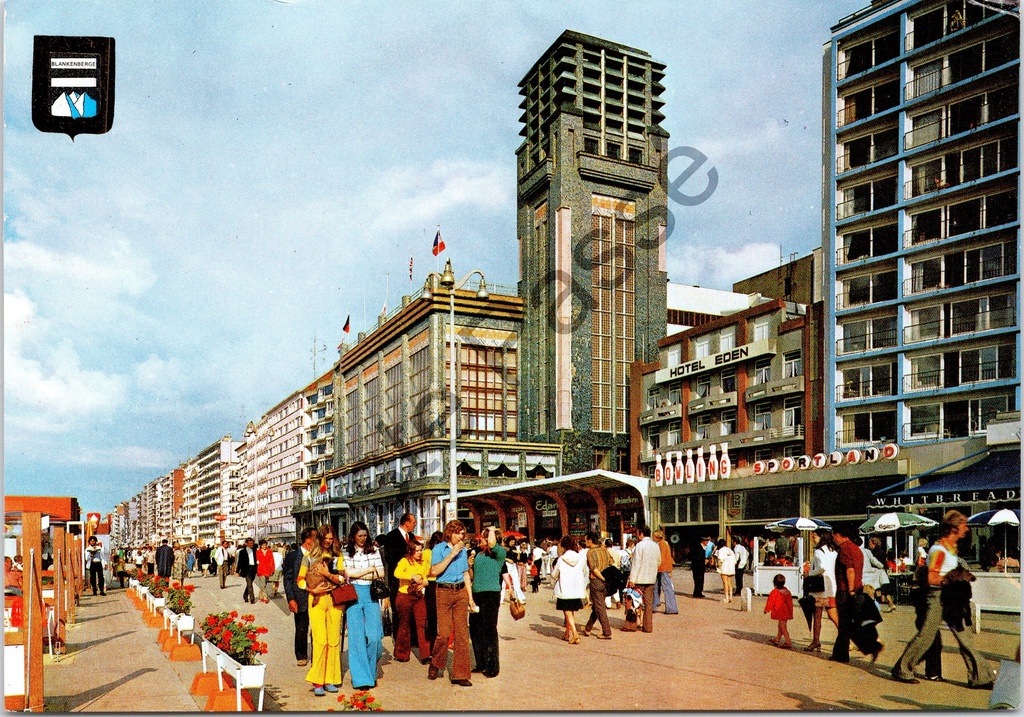 [Blankenberge0502.jpg] Blankenberge - "Zeedijk en Casino" - Zeedijk met het Casino en Hotel Eden
