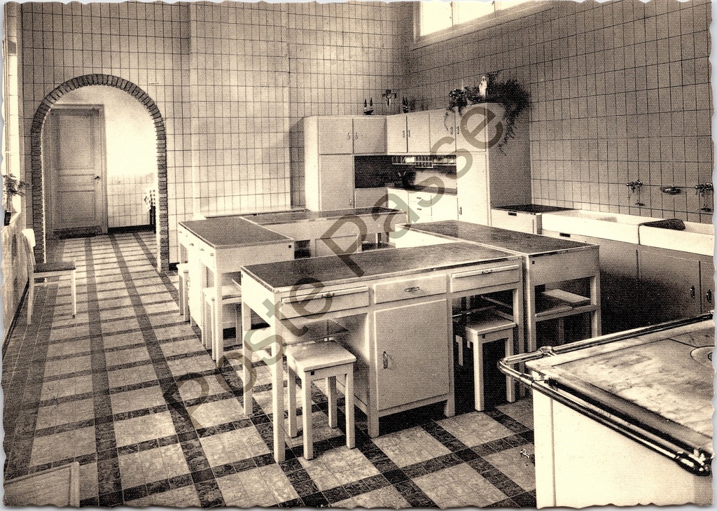 Aalst - "Instituut St-Vincentius à Paulo" - Keuken van het Sint-Vincentiusinstituut in Gijzegem