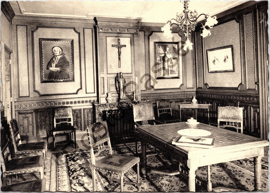 [Aalst0338.jpg] Aalst - "Spreekplaats" - Parloir van het Instituut Sint-Vincentius à Paulo in Gijzegem