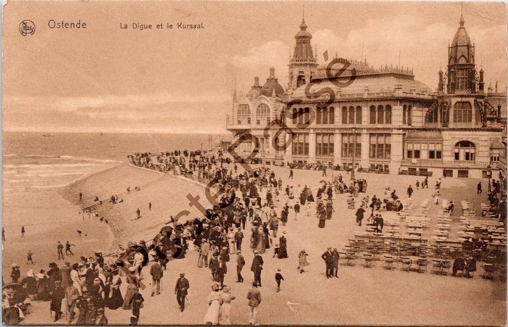 [Oostende0432.jpg] Oostende - "La Digue et le Kursaal" - De Dijk en het Kursaal casino