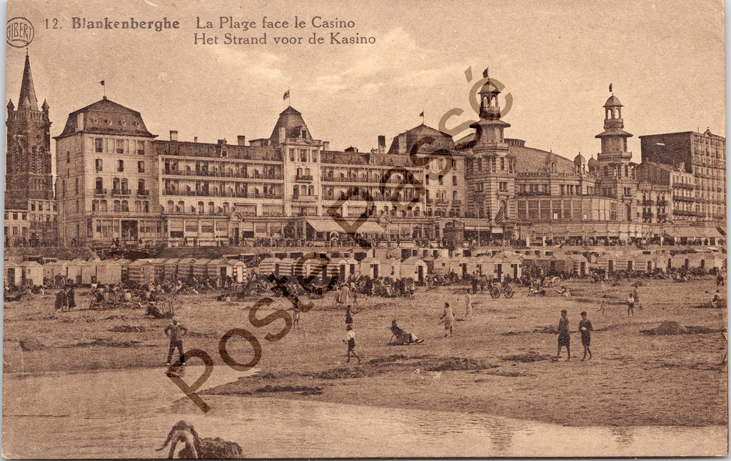 [Blankenberge0524.jpg] Blankenberge - "La Plage face le Casino" - Strand voor het Casino