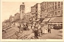 Blankenberge - "La Digue — Den Zeedijk" - Drukke promenade aan de zeedijk