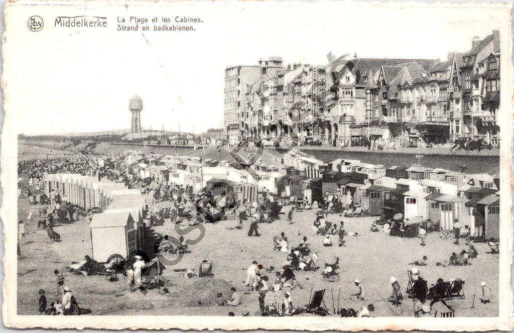 Middelkerke - "La Plage et les Cabines" - Strand en badkabienen