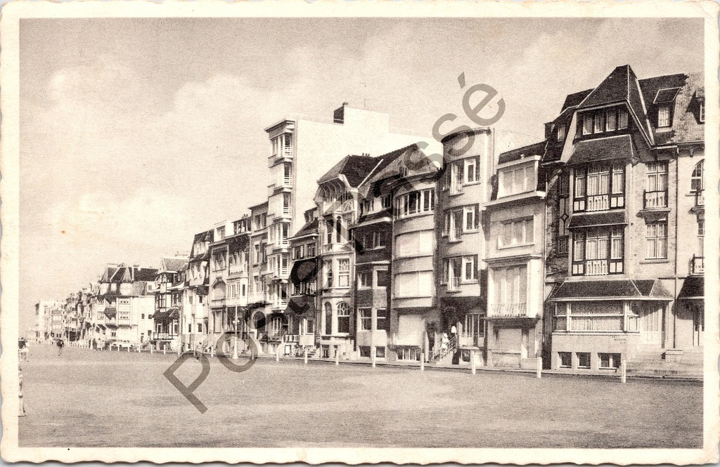 Middelkerke - "WESTENDE - Digue de Mer. Zeedijk." - Zeedijk met belle-époque villa's en hotels