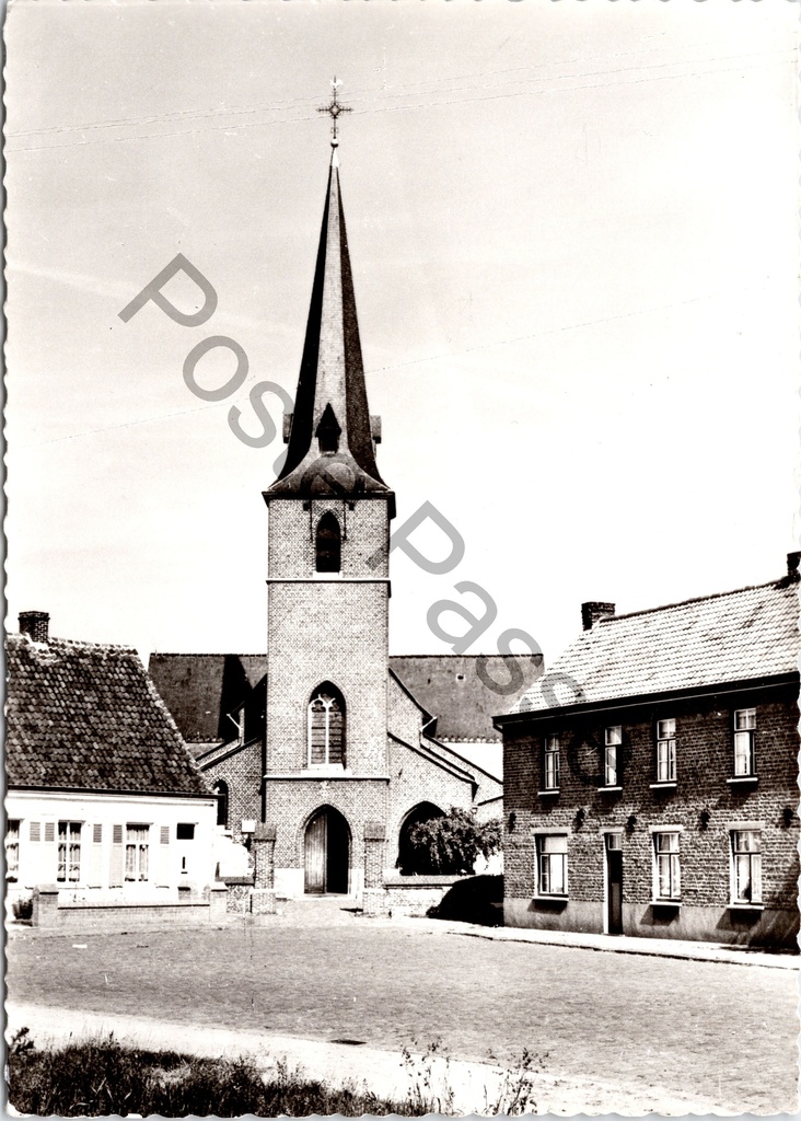 Oosterzele - "MOORTSELE - St.-Amanduskerk" - Sint-Amanduskerk te Moortsele