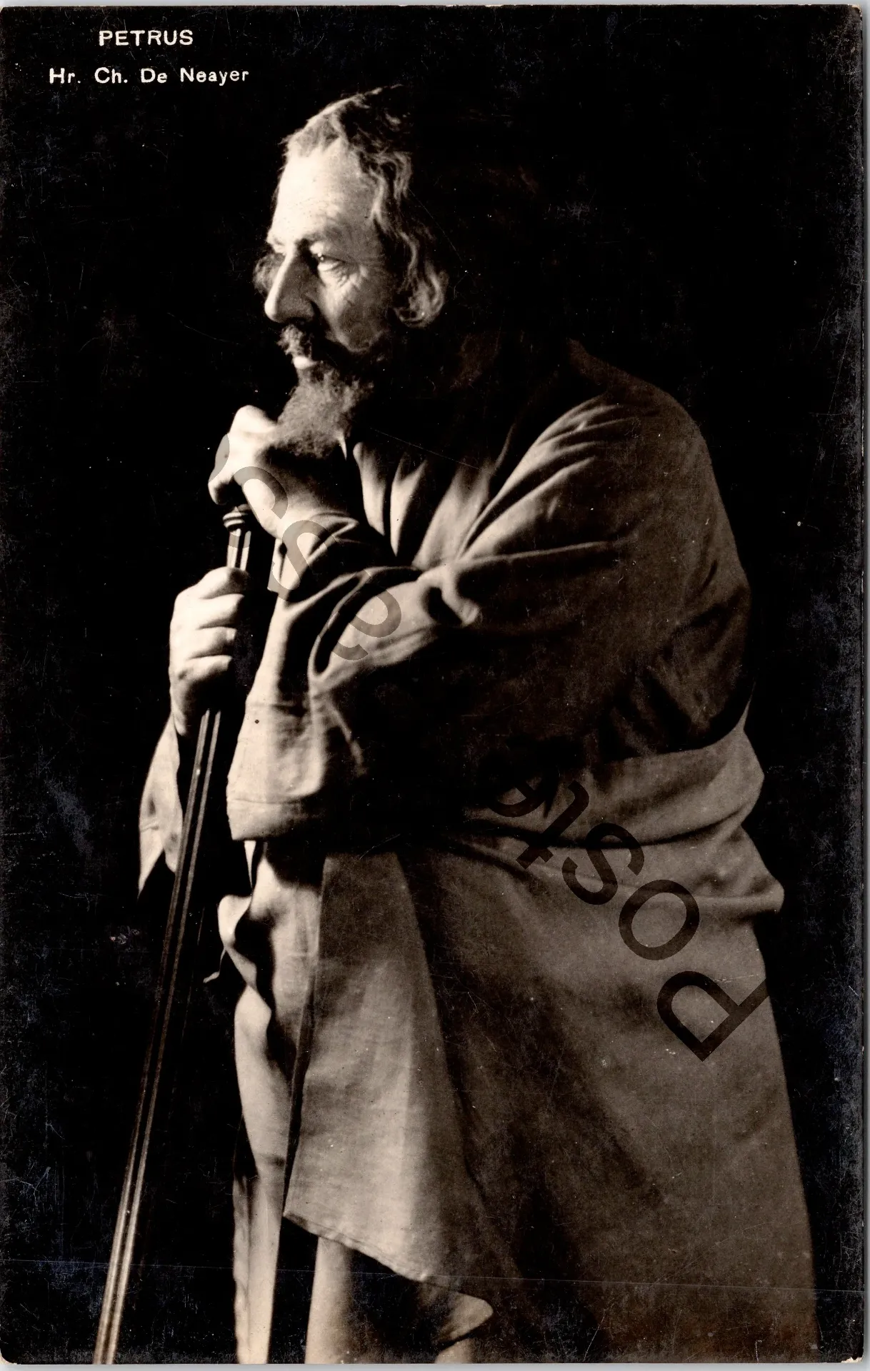 Aalst - "PETRUS" - Passiespelen 1931, Hr. Ch. De Neayer als Petrus