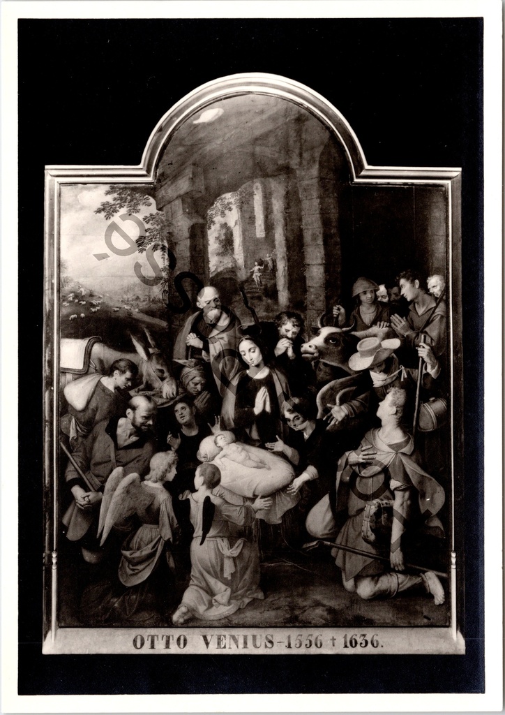 [Aalst0246.jpg] Aalst - "De Aanbidding der herders" - Schilderij Otto Van Veen in Sint-Martinuskerk