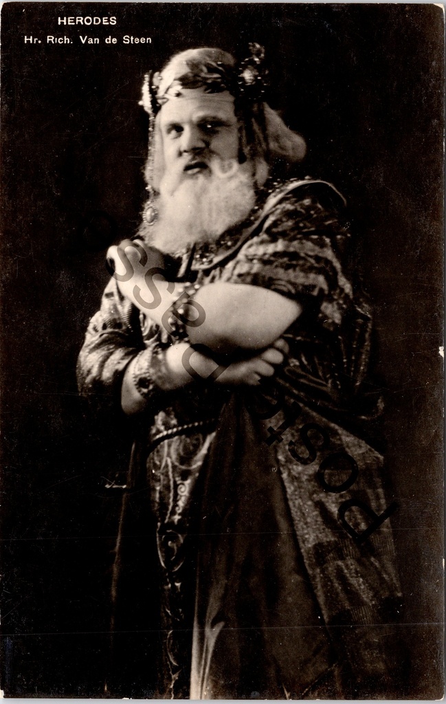 [Aalst0270.jpg] Aalst - "HERODES" - Passiespelen 1931, Hr. Rich. Van de Steen als Herodes
