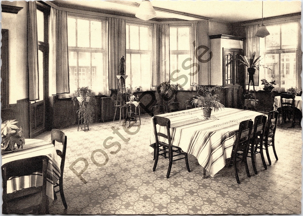 Aalst - "Instituut St-Vincentius à Paulo" - Eetzaal van het Sint-Vincentiusinstituut in Gijzegem
