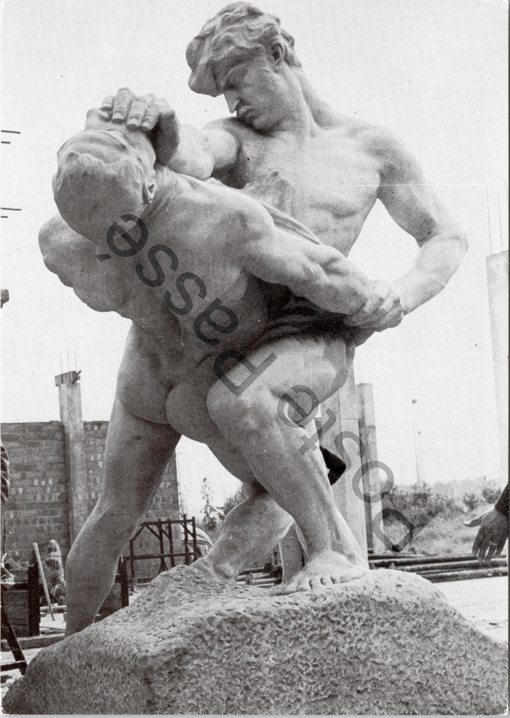 [Aalter0494.jpg] Aalter - "De Worstelaars" - Statue De Worstelaars (1896) du sculpteur Jef Lambeaux