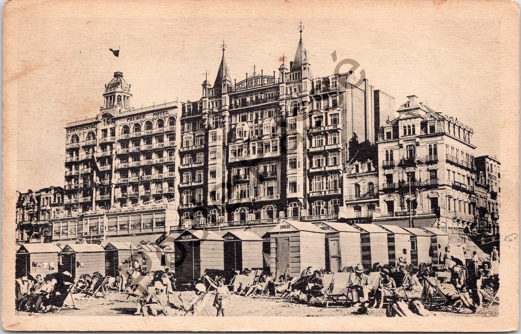 [Blankenberge0514.jpg] Blankenberge - "La Digue et les grands Hôtels" - Promenade avec grands hôtels