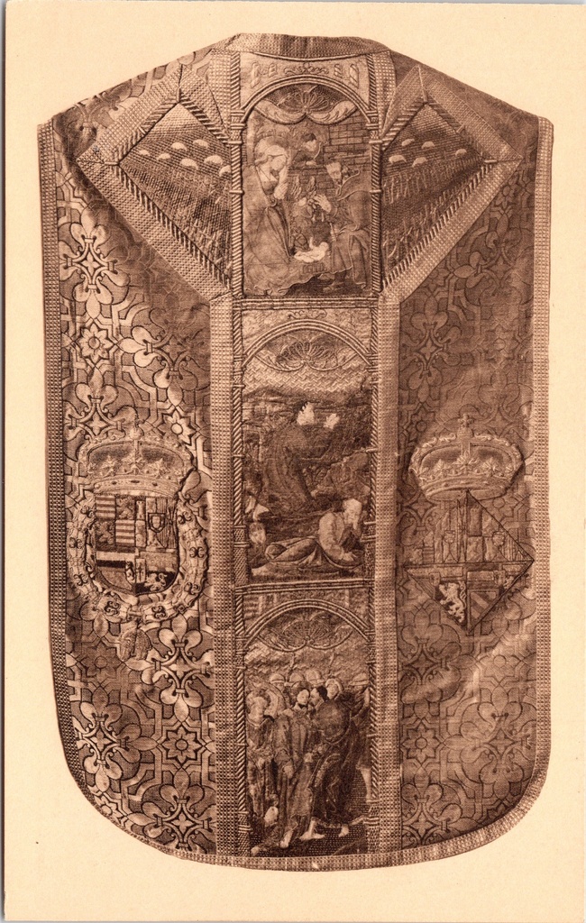 Mol - "Oude Kazuifel" - Kazuifel met wapenschilden van aartshertogen Albert en Isabella, Abdij Postel